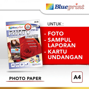 BLUEPRINT Kertas Foto Glossy A4 190 gsm