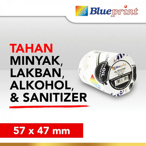 BLUEPRINT Kertas Thermal 57mmx47mm (Pack isi 10)