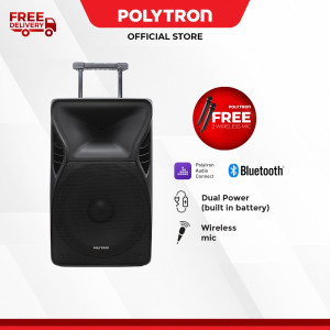 POLYTRON PAS PRO15F5 - Professional Portable Bluetooth Karaoke Speaker