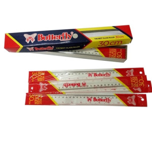 Penggaris Plastik Butterfly 30CM