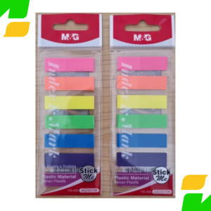 M&G PET Sticky Notes Flags / Index 7 Colors Rectangle YS-456
