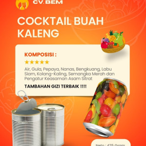COCKTAIL BUAH KEMASAN KALENG 425 GR