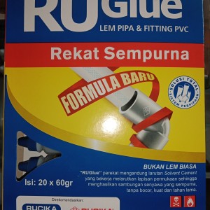 Lem Pipa PVC RUGlue Botol 60 gram