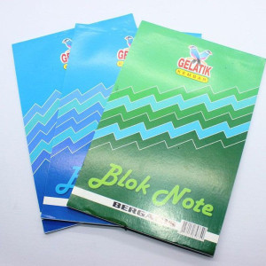 BLOCK NOTE 1/2 FOLIO GELATIK