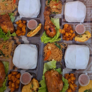 NASI KOTAK AYAM BAKAR