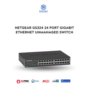 Netgear GS324 24 Port Gigabit Ethernet Unmanaged Switch