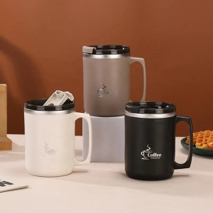 Mug gelas kopi stainless 450 ml