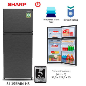 Lemari Es Sharp SJ195MNHS