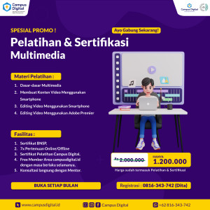 Pelatihan dan Sertifikasi BNSP - Multimedia