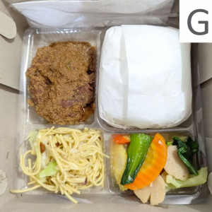 PAKET G - NASI BOX + AIR MINERAL