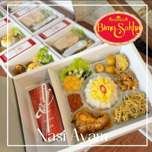 BimoSakha Nasi box premium sekat