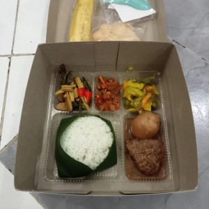 Paket Nasi Box Rendang