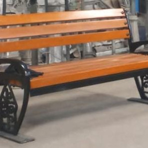 Kursi Taman Bahan Cor Aluminium