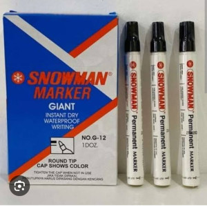 Spidol permanen snowman