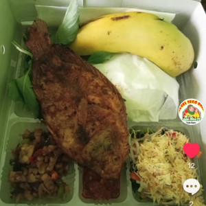 Nasi box ikan nila bakar