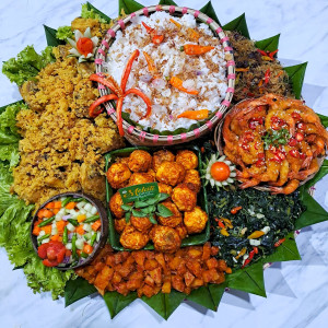 TAMPAH NASI LIWET KOMPLIT - 20 Porsi