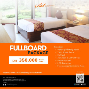FULLBOARD PACKAGE VOTEL DE BANDUNGAN