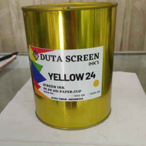 Tinta Sablon Kertas Kuning 1 Kg Merk Duta Screen