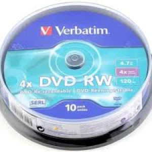 DVD RW (Kapasitas 4.7 Gb) verbatin