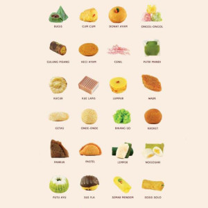 Kue Basah Putri Mandi & Semar Mesem