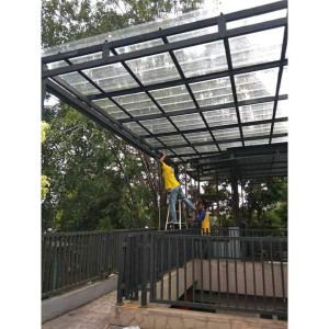 Paket Kanopi Atap Polycarbonate Transparan per meter