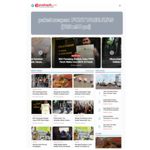 Ucapan Front Page - Puskapik