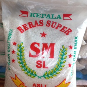 Beras pulen merk SM