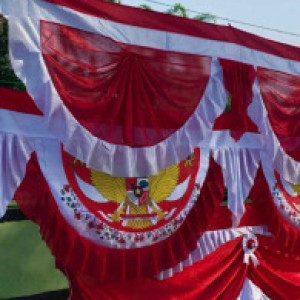 Umbul-umbul, Bendera Plisket merah putih