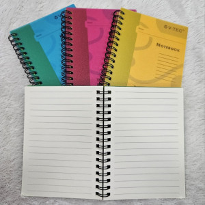 V-TEC NOTEBOOK / NOTEPAD SPIRAL A6