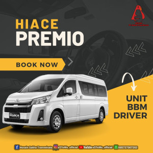 Hiace Premio 14 Seat Antar Kota Dalam Propinsi