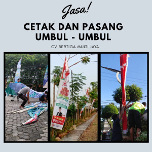 CETAK UMBUL-UMBUL DAN JASA PASANG