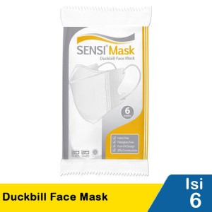 Sensi masker duckbill 3ply isi 6 pcs