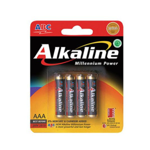 Baterai AAA Alkaline isi 4