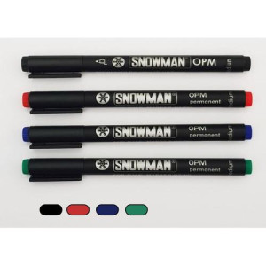 Spidol ohp hitam Snowman