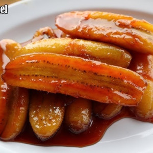 Snack pisang bakar karamel