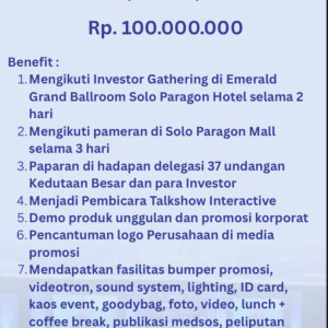 [Paket E] Sponsorship Jateng Travel Fair 2025 - 24-26 Oktober 2025