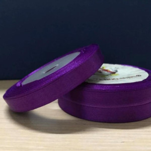 PITA SATIN UNGU 1 CM