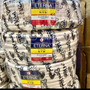 Kabel Listrik NYM (Uk. 2 x 2.5 Mm, Panjang 50 Meter) ETERNA