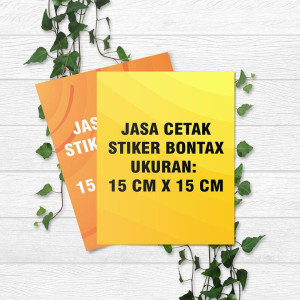 Stiker 15 x 15 cm