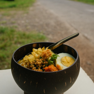 soto bathok ayam prasmanan