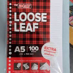 Binder Note Uk B5 A5 Custom isi Max 100 lembar  (BOSS)