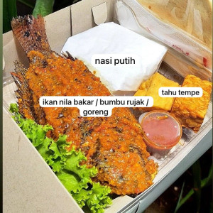nasi ikan nila