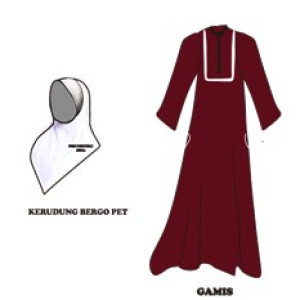 GAMIS DENGAN KERUDUNG