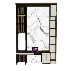 Backdrop dan Meja Belajar