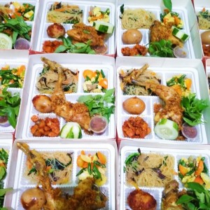 Nasi box hantaran putri