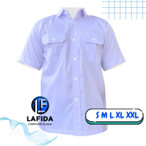 Baju putih Drill American PDH ASN/PNS/seragam lainnya