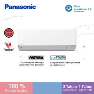 PANASONIC AC Standard 1 PK CS/CU-YN9AKJ Instalasi 5 Meter