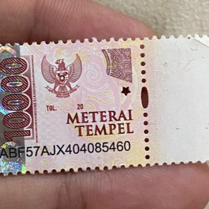 Materai/Meterai Tempel 10000