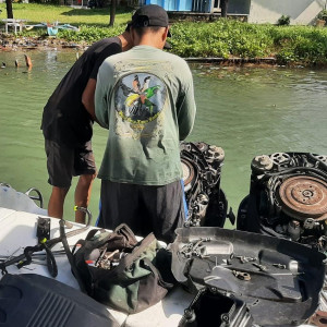 PERAWATAN DAN PEMELIHARAAN MESIN TEMPEL SPEEDBOAT