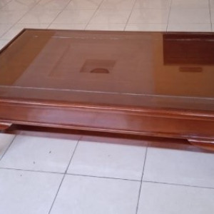 MEJA TAMU BAHAN KAYU JATI